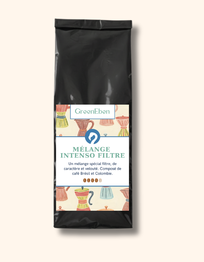 Café en grains Intenso Filtre – Riche et harmonieux