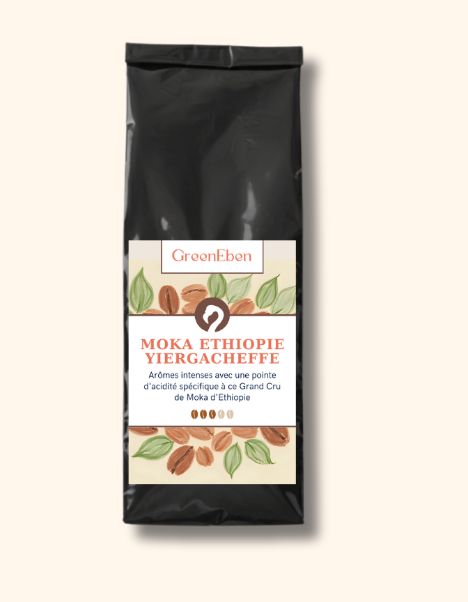 Café en grains Ethiopie Moka Yiergacheffe – Fin et floral