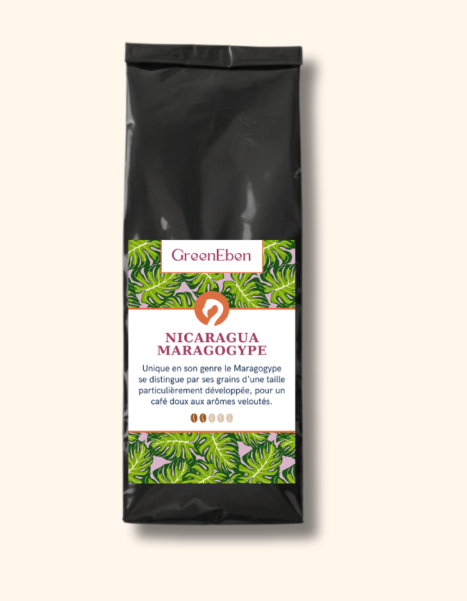 Café en grains Nicaragua Maragogype – Doux et délicat