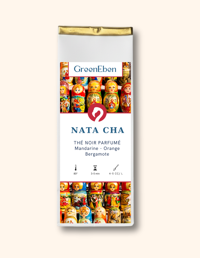 Nata Cha - Thé noir Bergamote, Mandarine, Orange