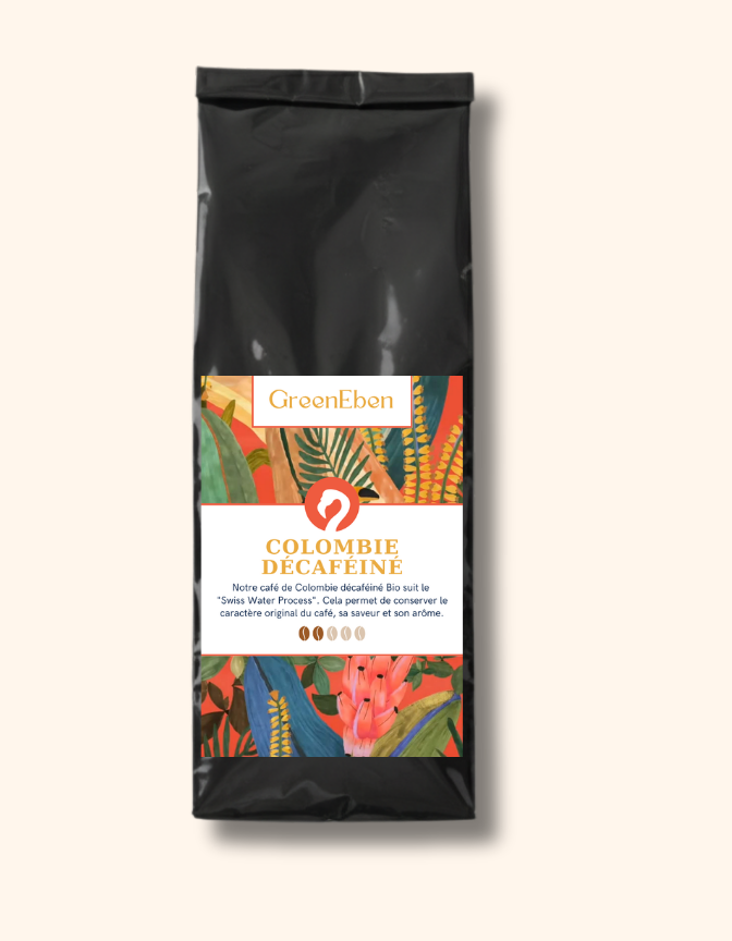 Café Colombie Décaféiné Swiss Water process