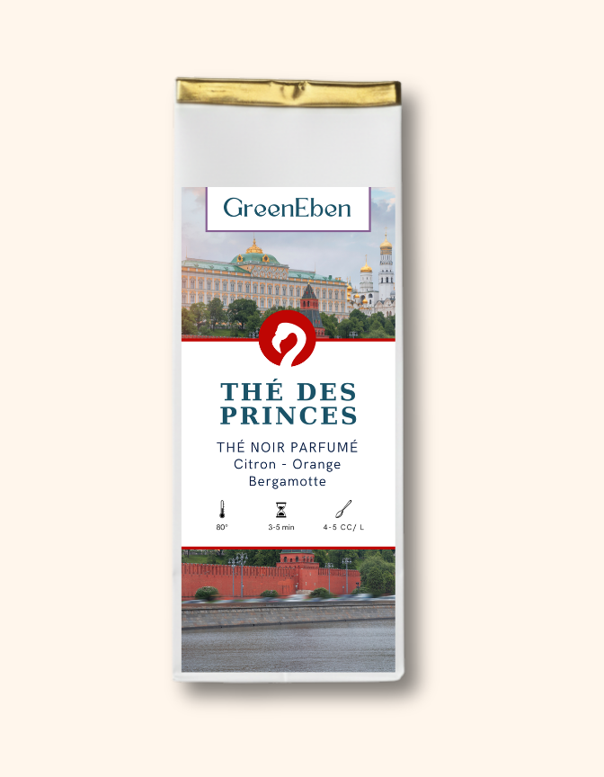 Thé des Princes - Thé noir Bergamotte, Citron, Orange