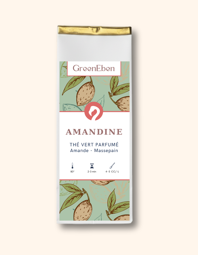 Amandine - Thé vert à l'amande