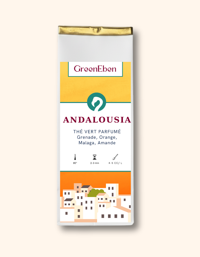 Andalousia - Thé vert Grenade, Orange, Malaga