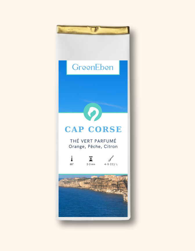 Cap Corse - Thé vert Pêche, Citron, Orange