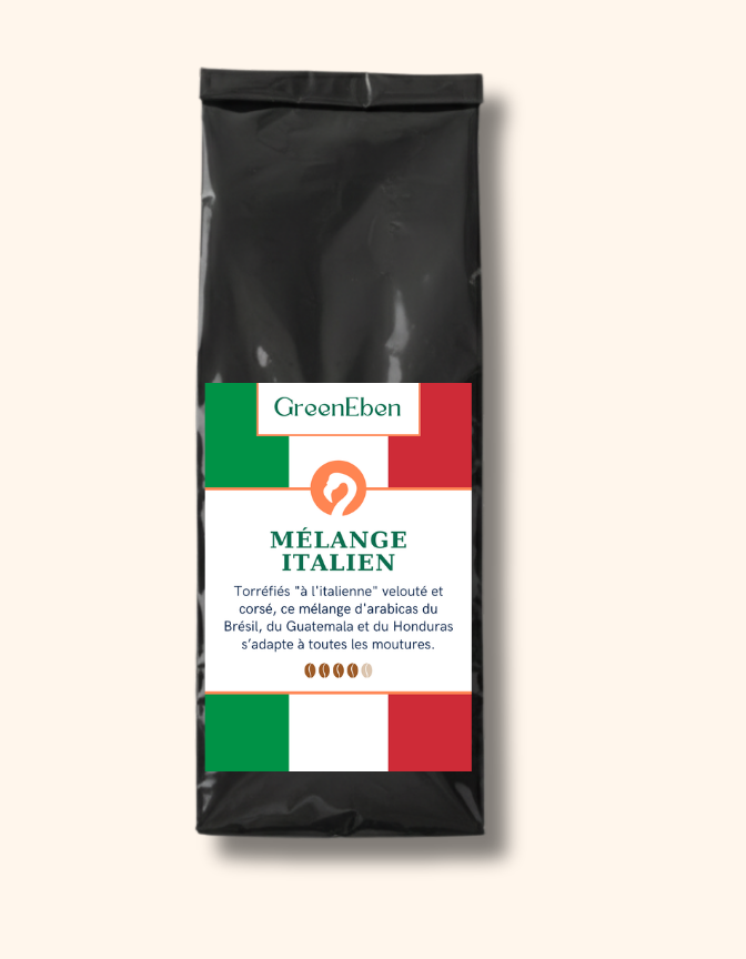 Café en grains Mélange Italien – Corsé à l’italienne