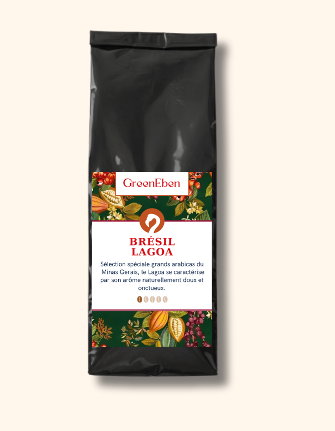 Café en grains Brésil Lagoa – Doux et gourmand