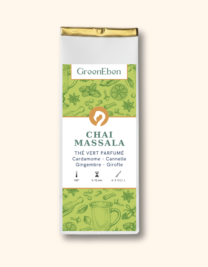 Chai Massala - Thé vert 5 épices