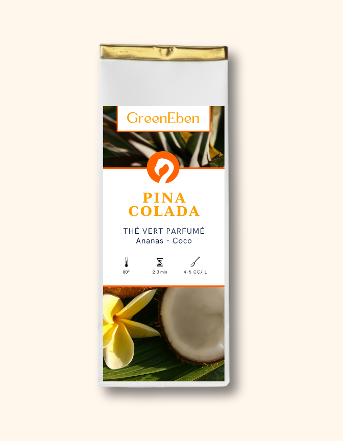 Pina Colada - Thé vert Ananas, Coco