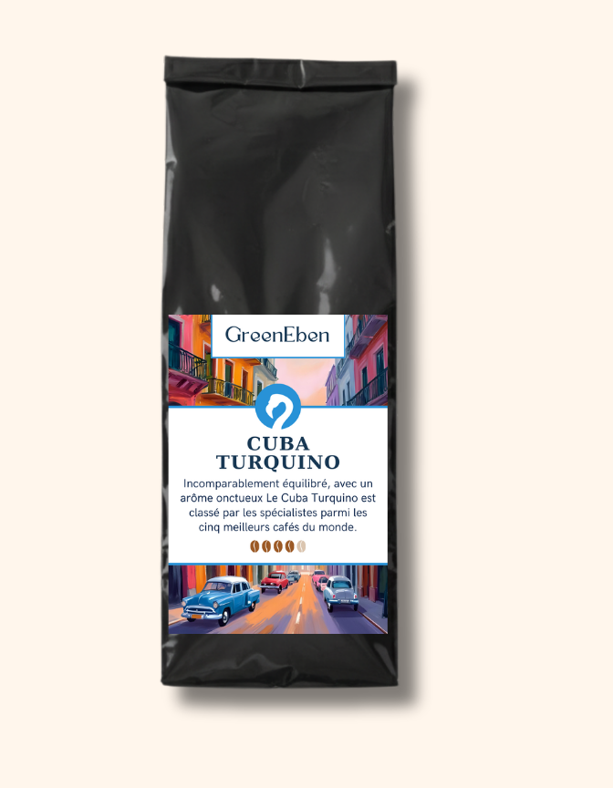 Café en grains Cuba Turquino – Intense et structuré