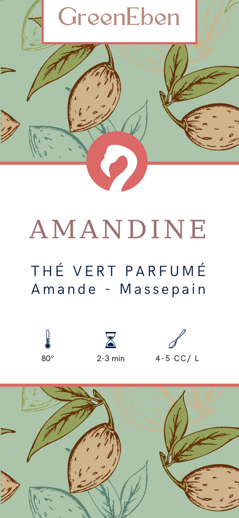 Amandine - Thé vert à l'amande
