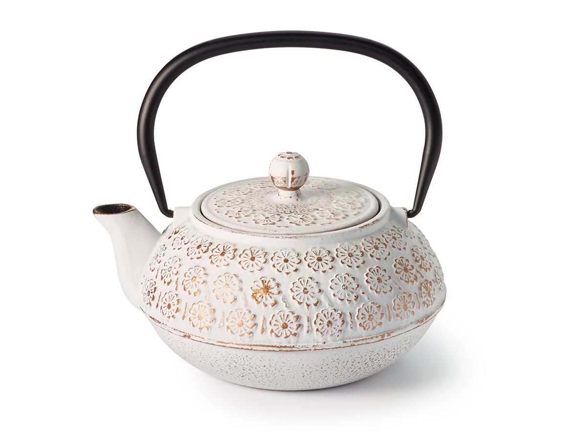 Jin-Jin - Théière en fonte blanche 0,7L