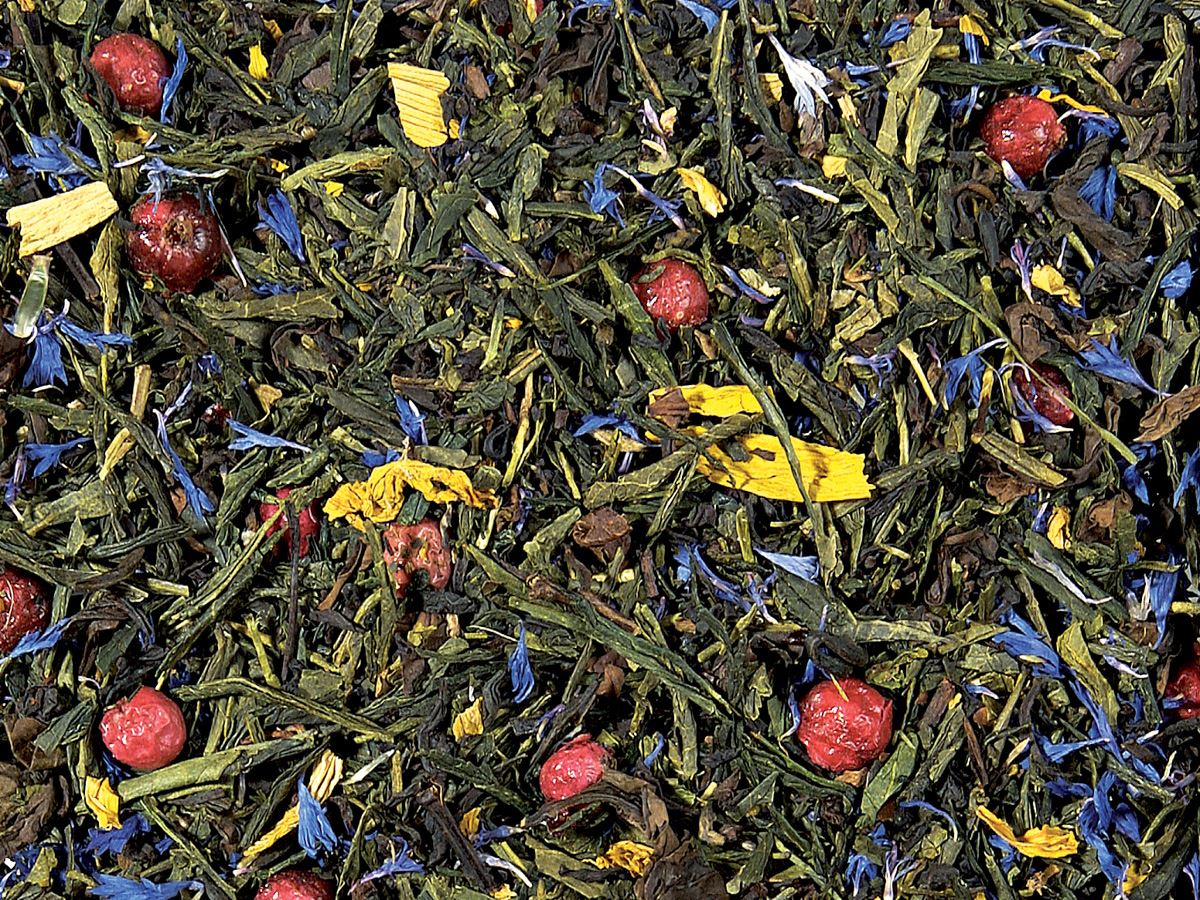 Sweet Sunset - Thé vert Passion, Pêche, Groseille