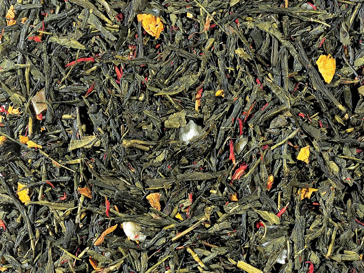 Zouk Love - Thé vert parfumé Papaye, Mangue, Passion